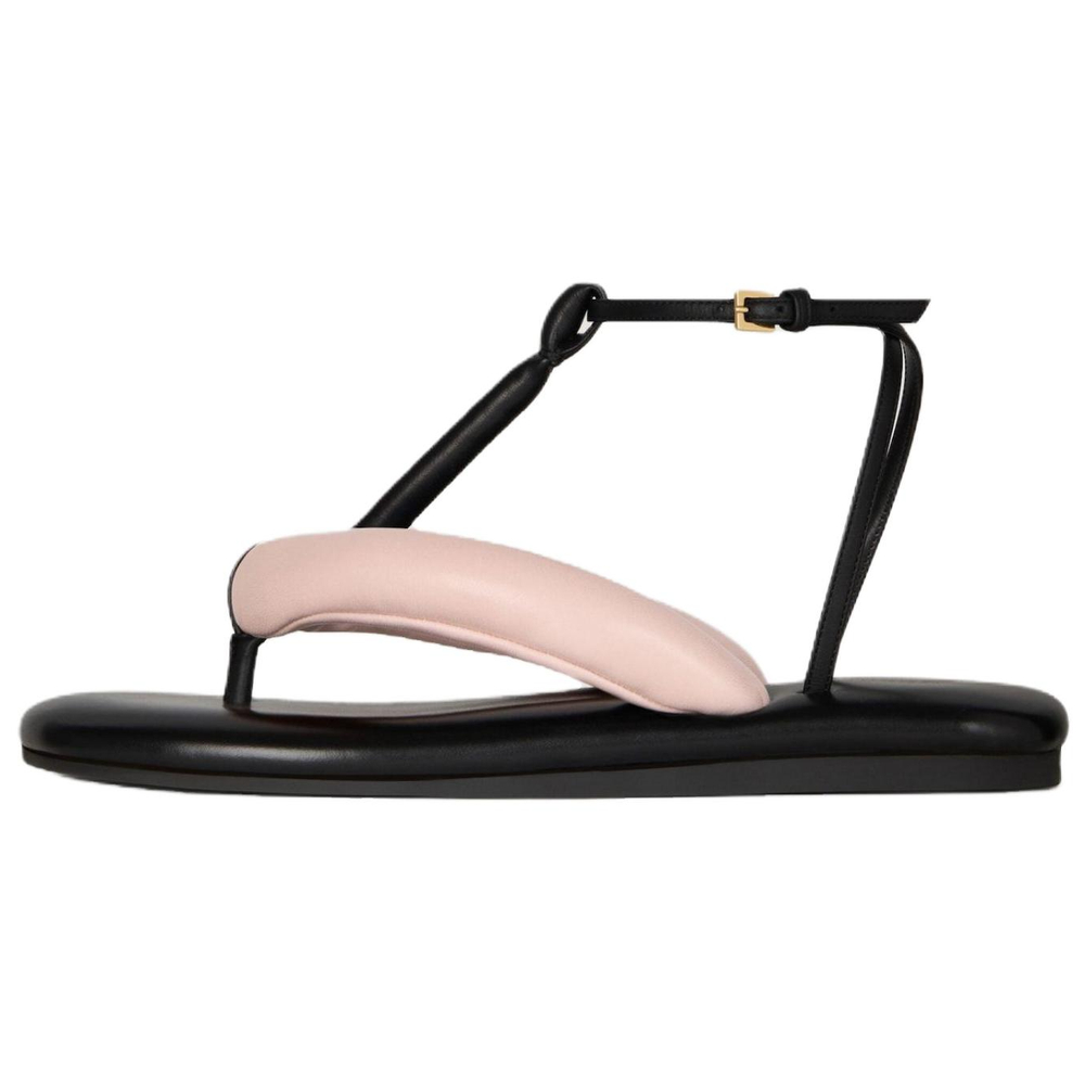 Givenchy Boudoir Sheepskin One Strap Sandals Women"s Black