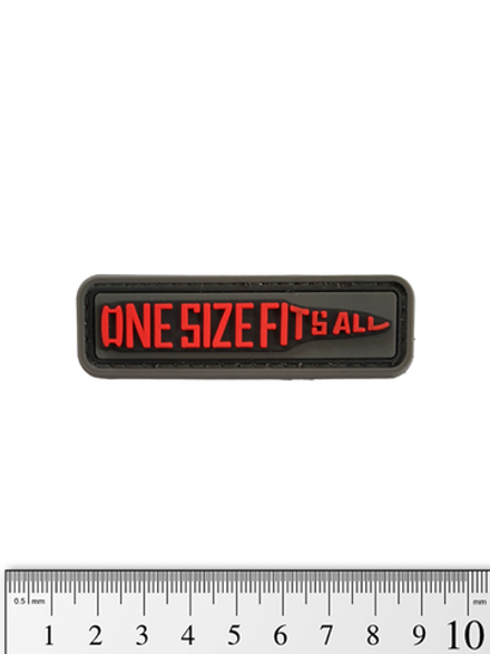 Шеврон One Size Fits All (патрон) PVC