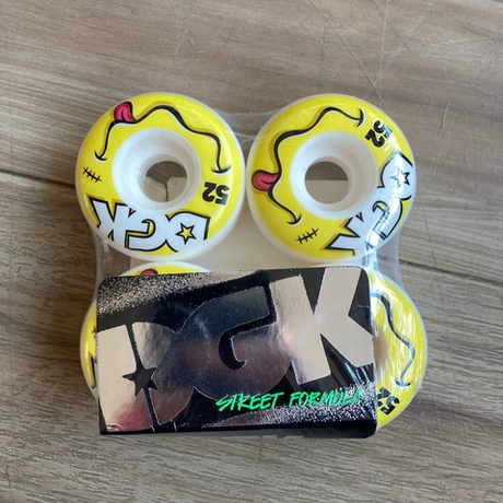 Колеса DGK Street formula wheels 52mm yell