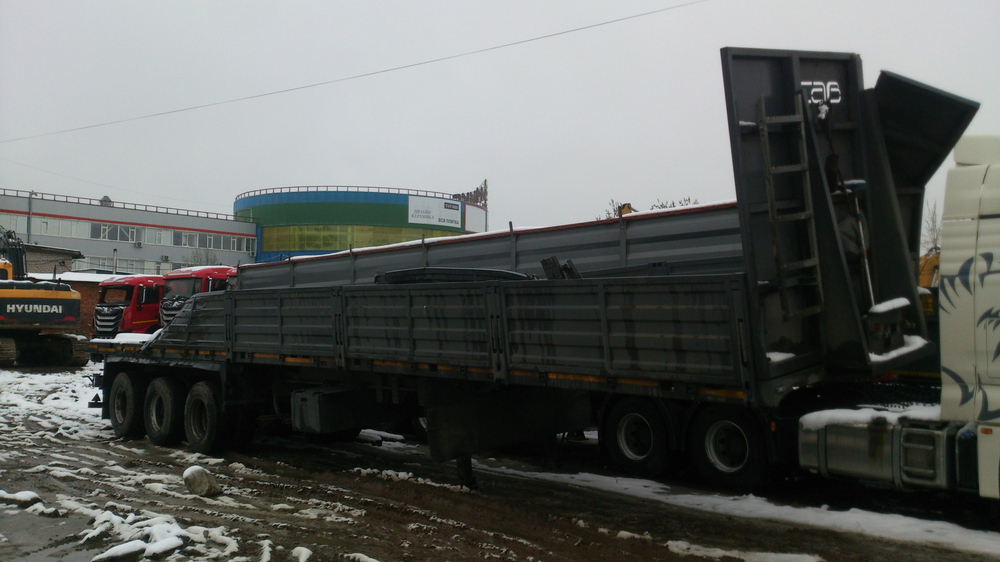 САВ (СпецАвто-Восток) 9318* Полуприцеп тяжеловоз 3 оси 93183RE6 (Не раздвижной)