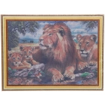 Алмазная мозаика на подрамнике с полным заполнением «МИР ЯРКИХ КРАСОК», прайд, 30*40см