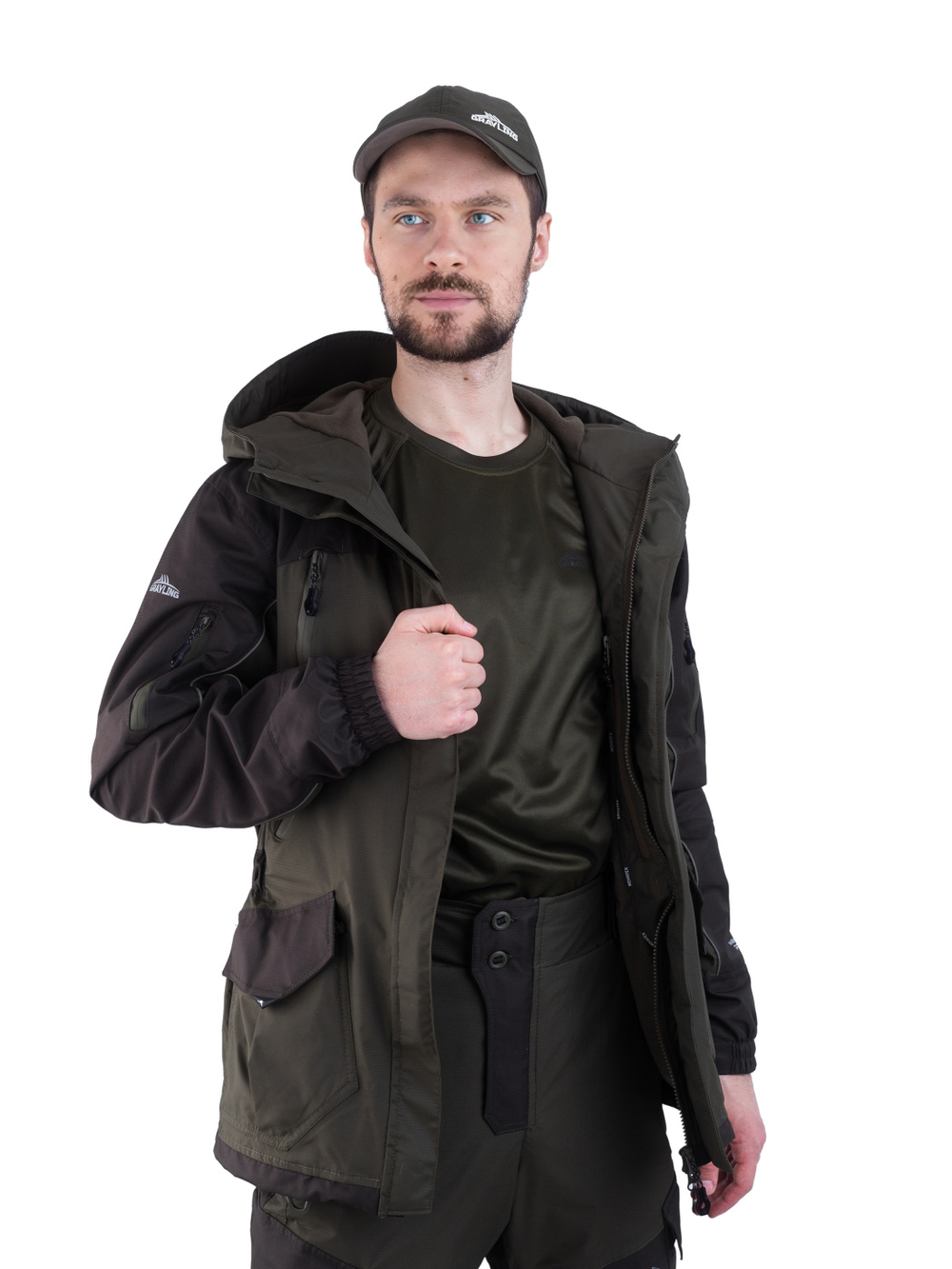 Костюм Скат (таслан, т.хаки) GRAYLING Novatex