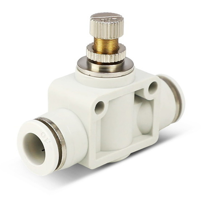 Быстросъем 10 мм кран игольчатый (белый)