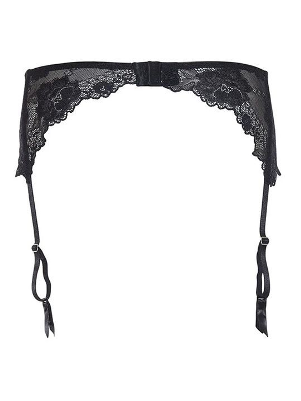 Широкий кружевной пояс с пажами Lux