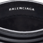 Balenciaga Cow Leather Card Holder Unisex Black