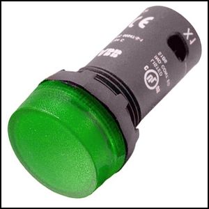 Лампа CL-502G зеленая светодиодная 24V AC/DC 1SFA619402R5022 ABB