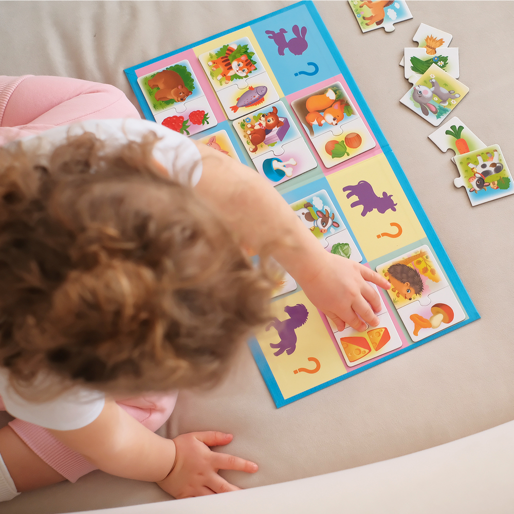 Кто что ест, магнитная игра