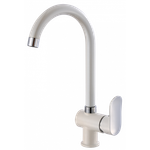 53003-F Смеситель для кухни высокий (БЕЛЫЙ) HANSEN (10/1шт)