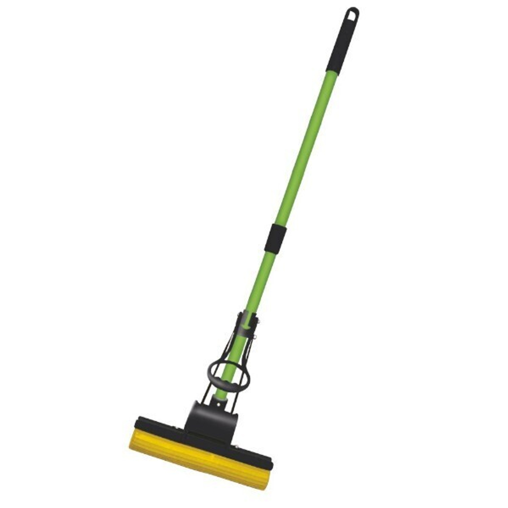 Швабра губчатая ТопМоп AZUR с телескопической рукояткой 110 см