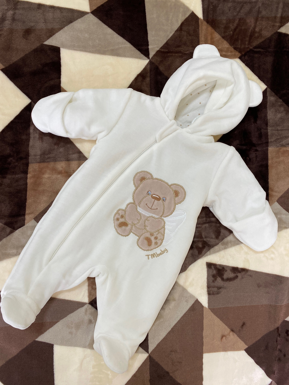 Комбинезон "Мишка" Модель: 015-3-084в (Цвет: Синий, Размер: 36 (56-62))