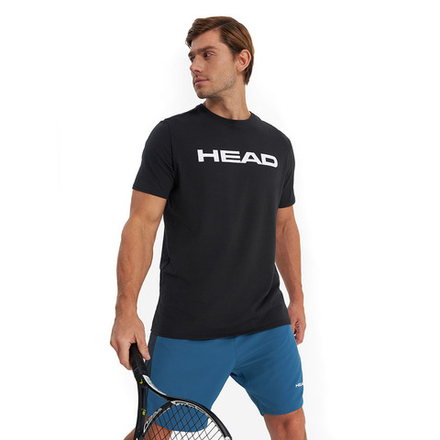 Футболка мужская HEAD Club Original T-Shirt M 811855-BK-XL, р.XL, хлопок,полиэстер,эластан, черный