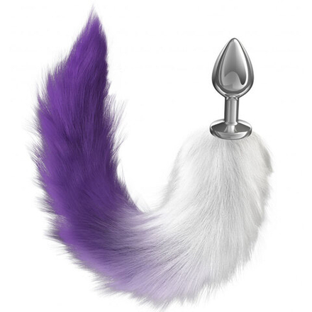 Анальная Пробка с Хвостом Diamond Galaxy Purple 4019-03lola