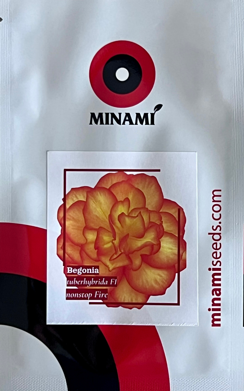 Бегония клубневая F1 Нонстоп Файер 9 шт.