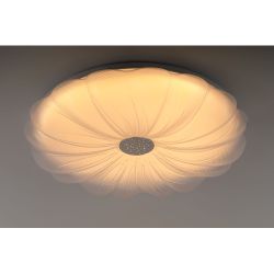 Светильник потолочный светодиодный ЭРА Классик без ДУ SPB-6 Muze 84W-3K-6,5K WH+CH 3000-6500К белый/шампань