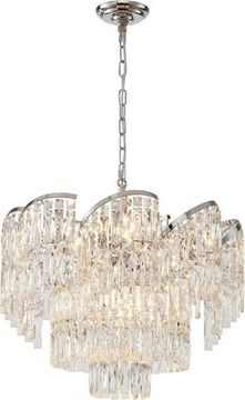 Люстра подвесная 12*Е14 2176/09/12P хром Sapparo Stilfort