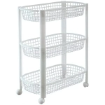 Полка овощная на колесах (3 секции) Белый