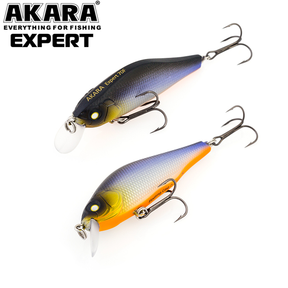 Воблер Akara Expert 70F 9 гр. (1/3 oz 2,8 in) A80