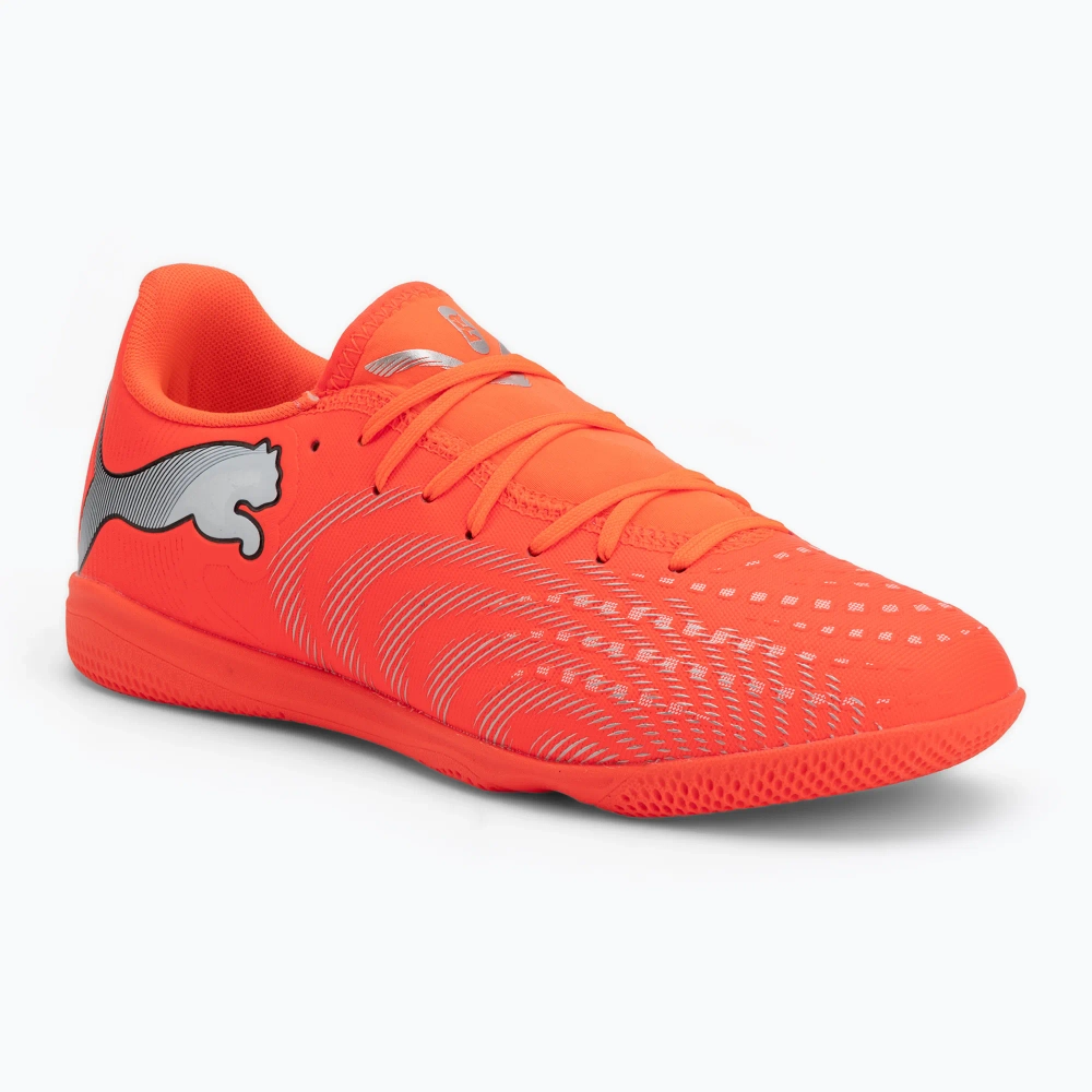 Футзалки PUMA Future 9 Play IT glowing red/puma white/puma black/puma silver