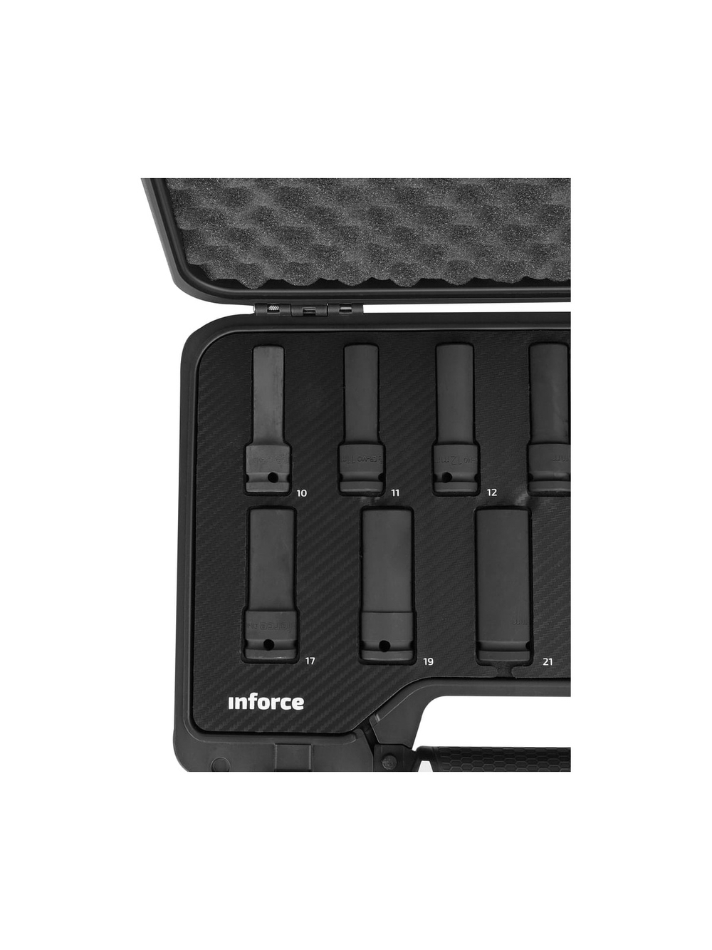 Набор торцевых ударных удлиненных головок Inforce (1/2; 10-24 мм) 11-01-263