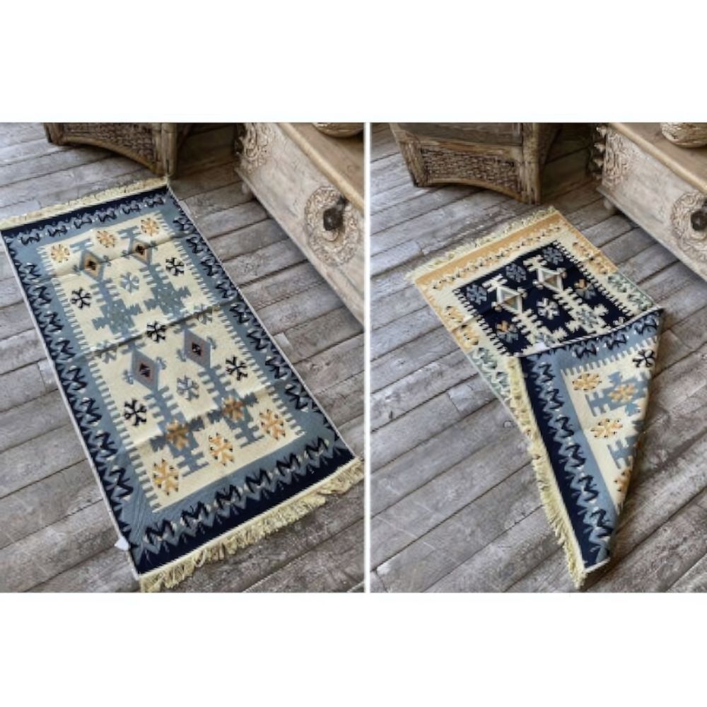 Коврик интерьерный с бахромой VOSTOK 60*90 (двухсторонний)