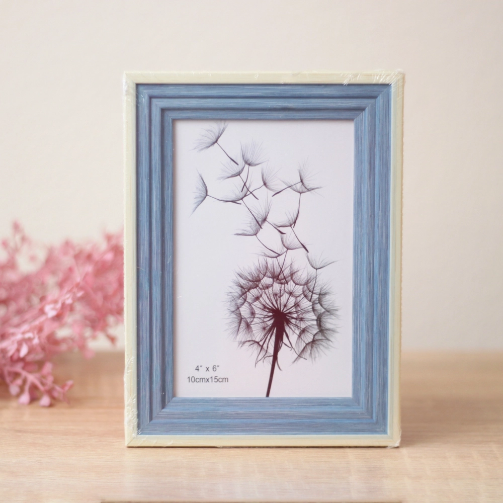 Фоторамка 10*15см «Вена» синий, пластик