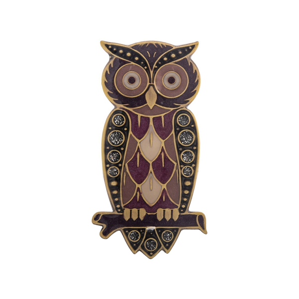 Брошь Clara Bijoux Сова F25014-34 V