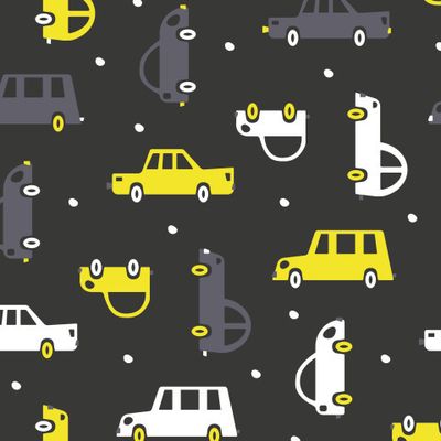 Buy kids fabric transport automobile cars black yellow