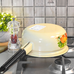 Ковш 1,5л эмалированный с крышкой с рисунком