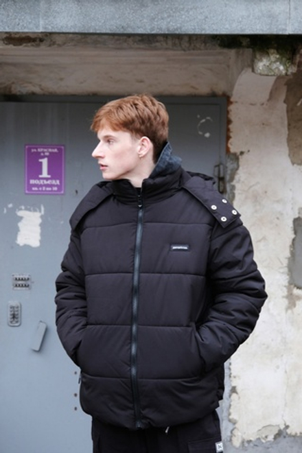 Пуховик Antisocial Down Jacket черный