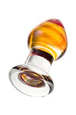 Анальная пробка Sexus Glass, стеклянная, 9 см