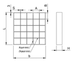 ТМС Настил решетчатый сварной 1000х1000 (гор.цинк) 34×38 30×3