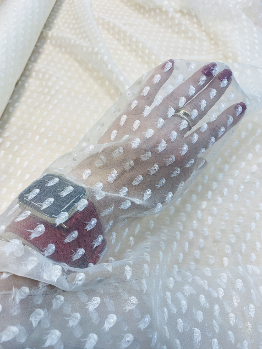 Ткань натуральный шелк 100% (Италия) ш-140см цена за 1м