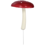 Фигура на спице «Гриб - Мухомор» 14 см, бордовый