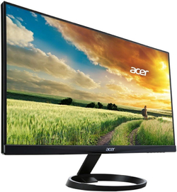 Монитор Acer - R240HYbidx, 23.8;;, 16:9, IPS, 4ms, 250cd/m&#178;, 1000:1, 1920x1080 (Full HD), VGA, 1x HDMI, 1x DP, цвет Чёрный, UM.QR0EE.026