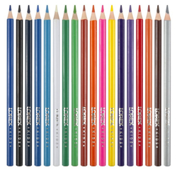 Карандаши цветные 18 цвета(ов) пл. трехгран. ЛОРЕКС Кидз (LXKCPWF-18)