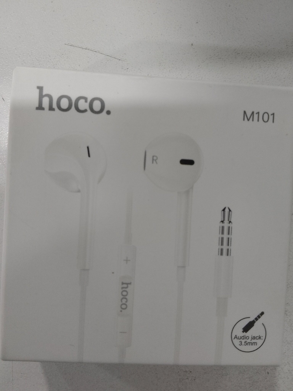 Наушники вкладыши Hoco M101, белые