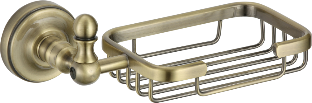 31022-D Мыльница настенная решётка (БРОНЗА) GANZER (20/1шт)