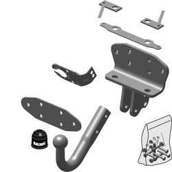 Фаркоп Brink (Thule) 424500 для Toyota Landcruiser V8 08-/Lexus LX570 08-(паспорт и сертификат в комплекте)(без электрики)
