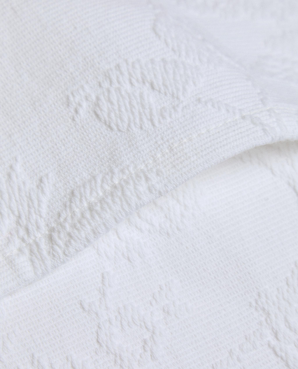 Zara Home наволочка декоративная из хлопка, белый, 50x50 см · 5163/007
