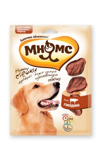 Мнямс Стейки для крупных пород Мнямс Стейки для крупных пород