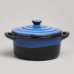 Горшок для запекания 0,6л "Reactive blue"