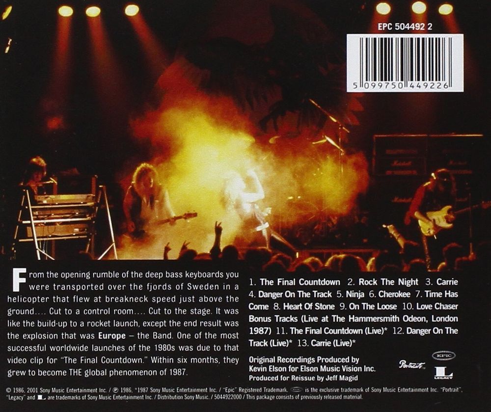 Europe. The Final Countdown (CD)