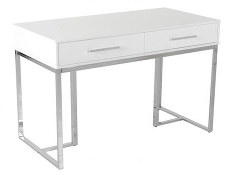 Стол-консоль Ist Casa Армада, 120х60х78 см, белый, серебро