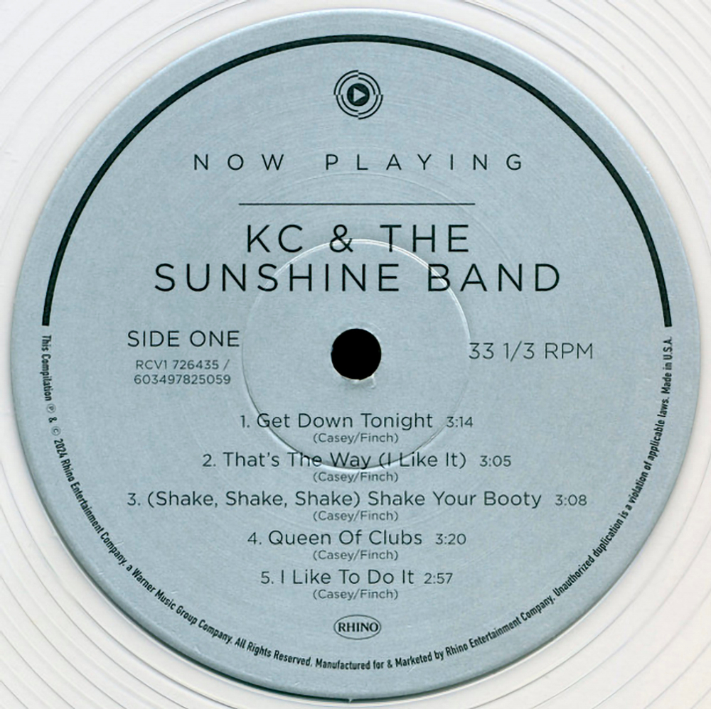 KC And The Sunshine Band / Now Playing (Clear Vinyl)(LP)