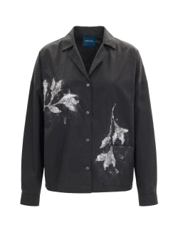 Рубашка FLOWER DROPS, черный