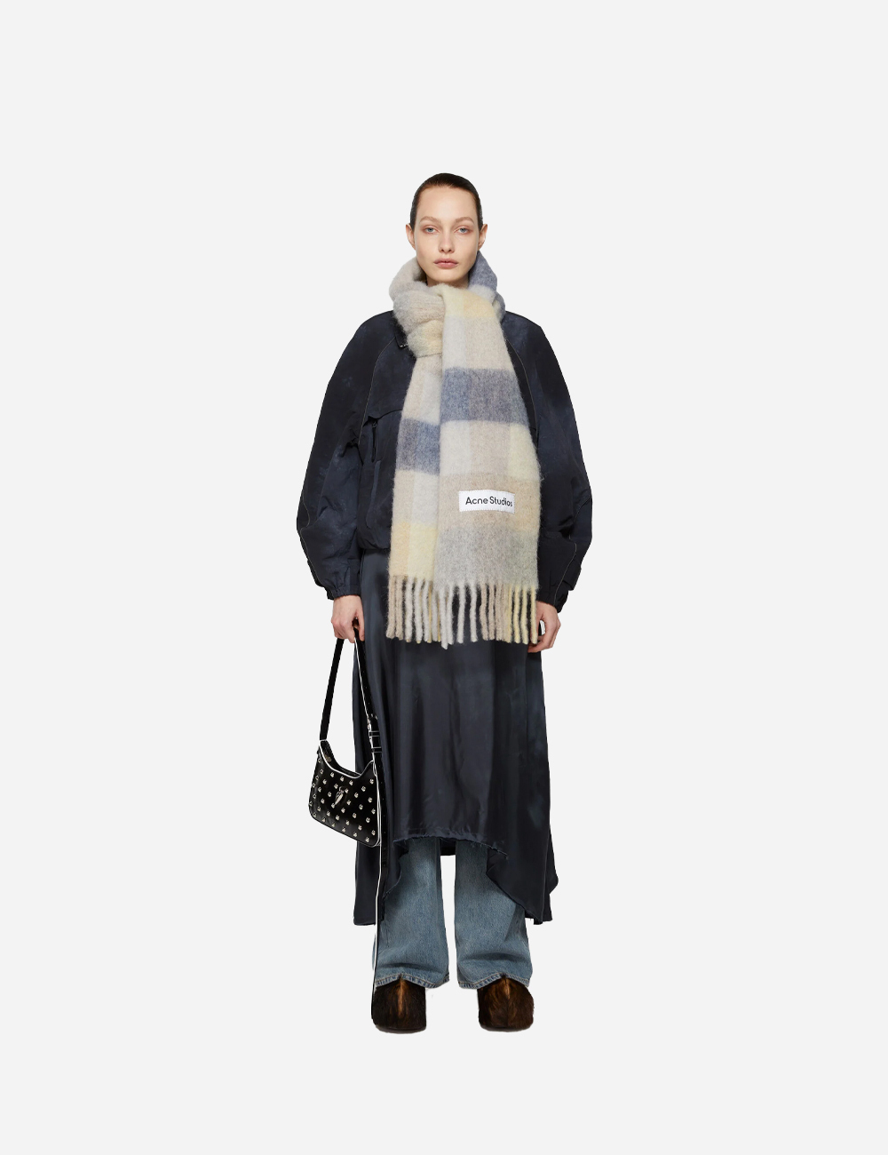 Шарф Acne Studios Vanilla Beige Lavender