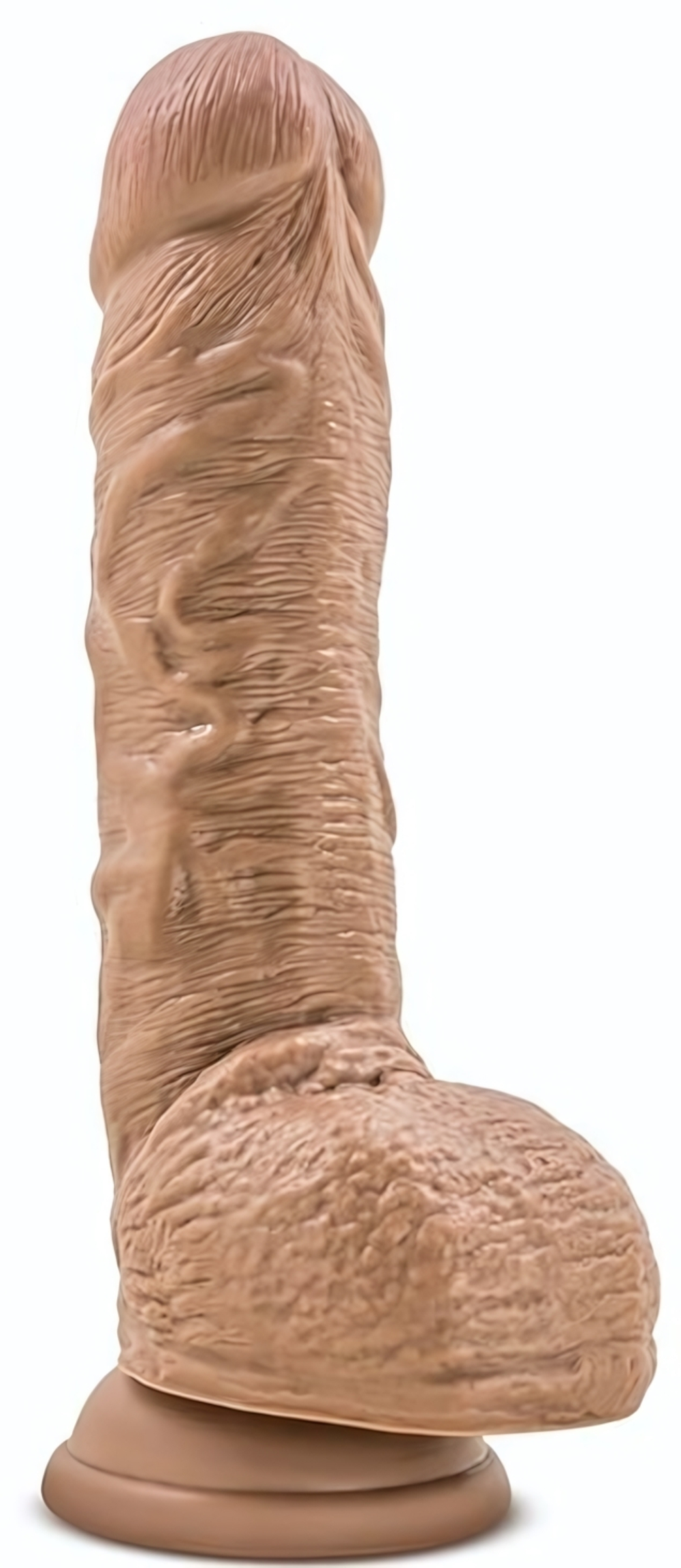 Смуглый фаллоимитатор Your Personal Trainer - 22,9 см. (Цвет: кофейный)