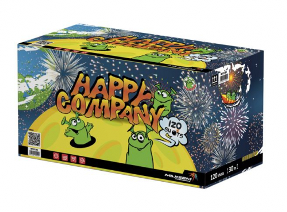 Батарея салютов 1,2" 120 залпов h-225мм..