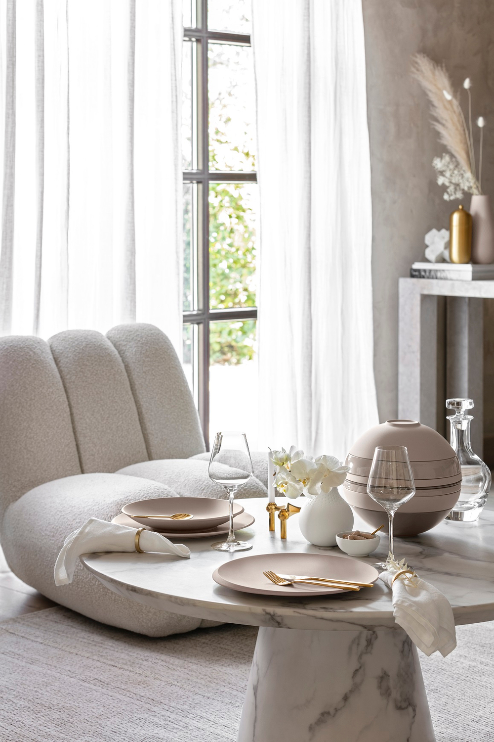 Villeroy & Boch Тарелка обеденная NewMoon 27 см бежевая 10-4291-2620