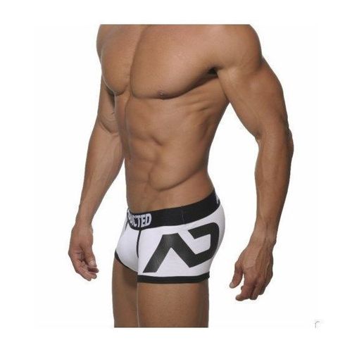 Мужские трусы хипсы белые с принтом Seobean Addicted White